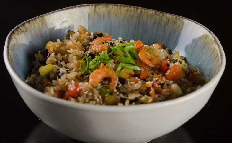 Рис с морепродуктами