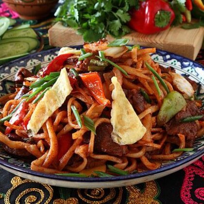 Лагман жареный