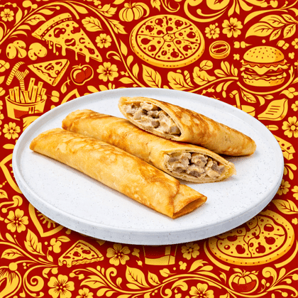 Блинчики с курицей и грибами