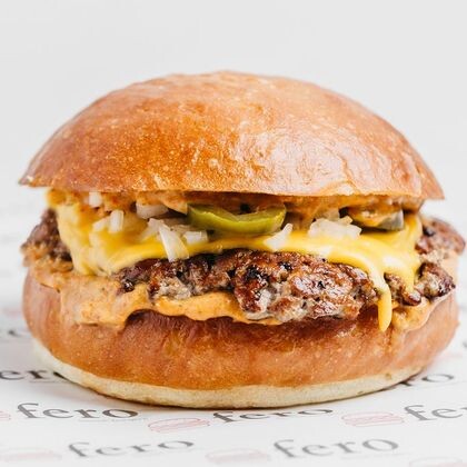 Смэш-бургер с говядиной