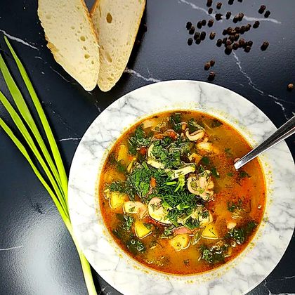 Суп лапша из курицы