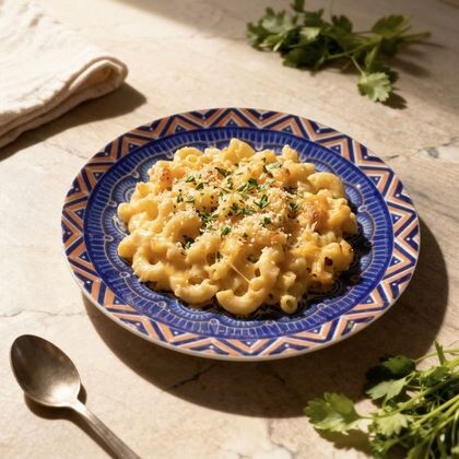Макароны с сыром