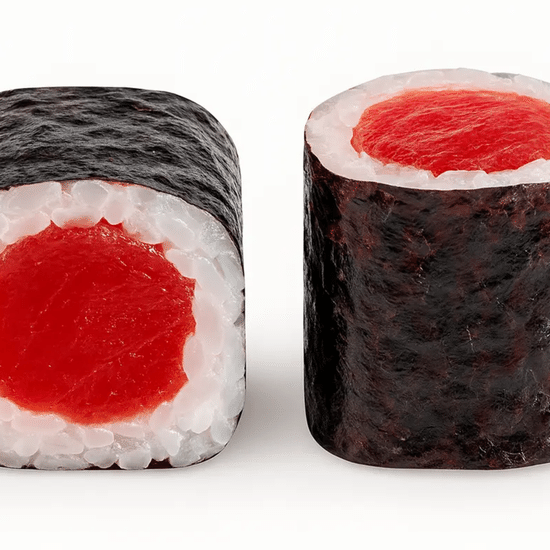 Маки с тунцом и соусом спайси