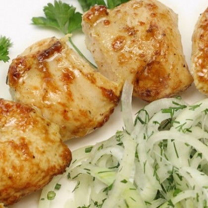 Шашлык из филе куриной грудки