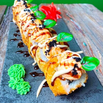 Лава темпура лосось