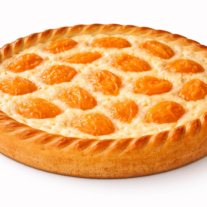 Пирог творожно-абрикосовый