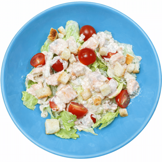 Тёплый салат "Сёмга"