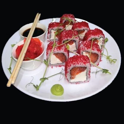 Ролл «Калифорния» с лососем