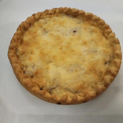 Киш с курицей и грибами