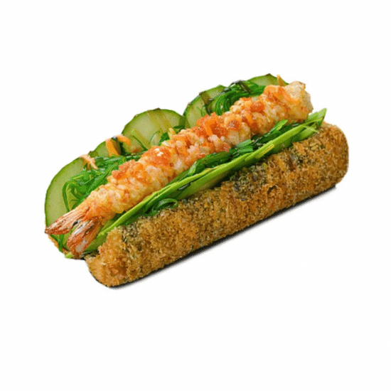 Креветка хотдог