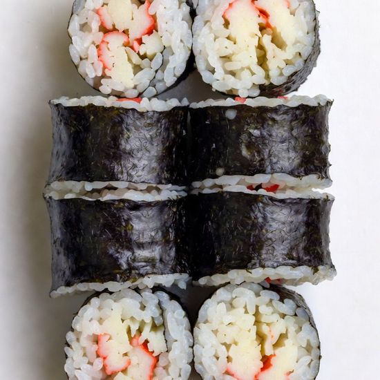 Мини-ролл с крабом