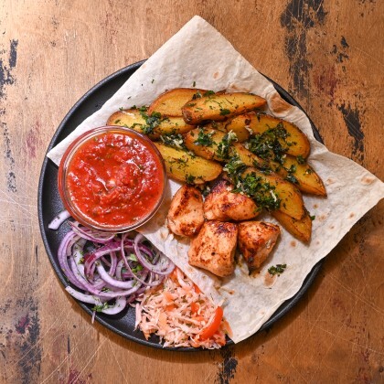 Куриная грудка с картофелем