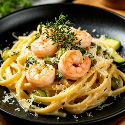 Паста «Сливочная креветка»