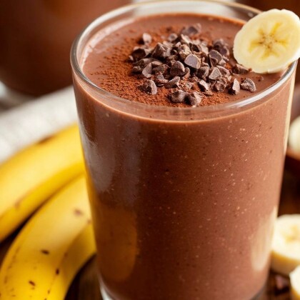 Шоколадно-банановый смузи