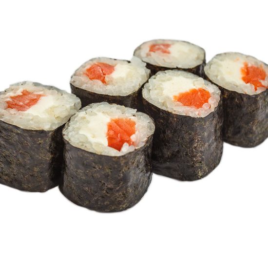 Маки сливочный с лососем