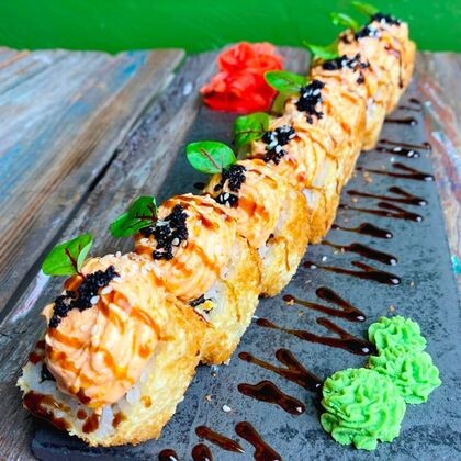 Лава креветка темпура