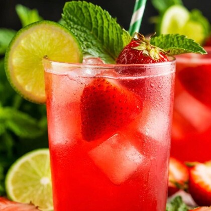 Мохито клубничный б/а