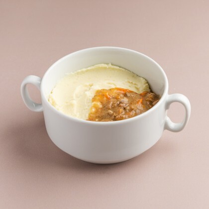 Гуляш с картофельным пюре