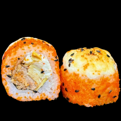 Жареный лосось