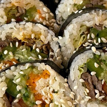 Кимпаб с говядиной/Kimpab with beef
