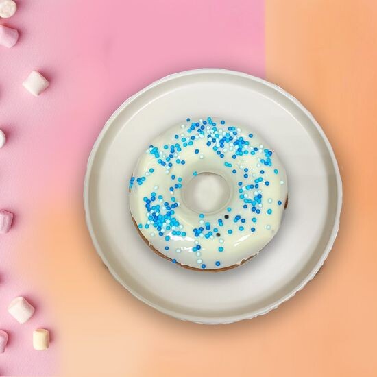 Пончик в шоколадной глазури