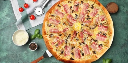 Пицца Карбонара 23см