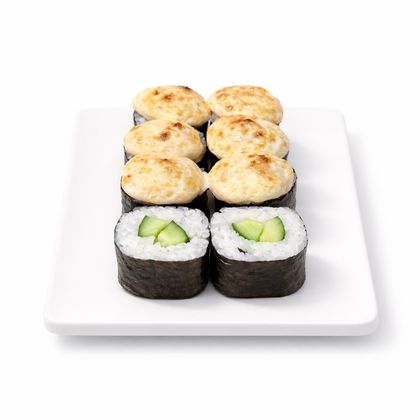 Ролл «Маки» с огурцом запечённый