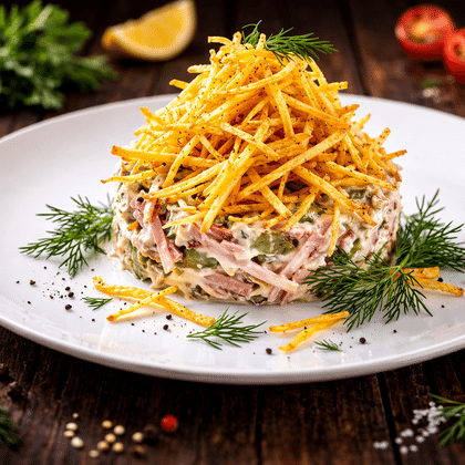 Салат Шапка Мономаха