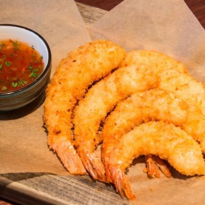 Креветки Fri c кунжутным соусом