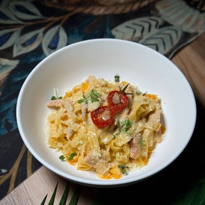 Тальятелле с индейкой