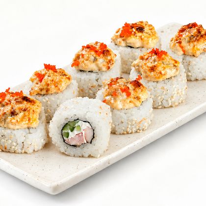 Запеченный с угрем и курицей
