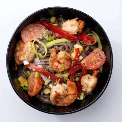 Соба с креветками