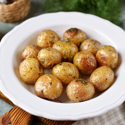 Картошка на мангале