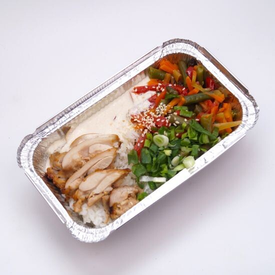 РИС ИЗ ПЕЧИ В СЛИВОЧНОМ СОУСЕ