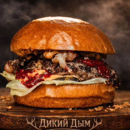 Бургер с арахисовой пастой
