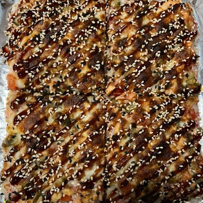 Пицца магуро-сяке