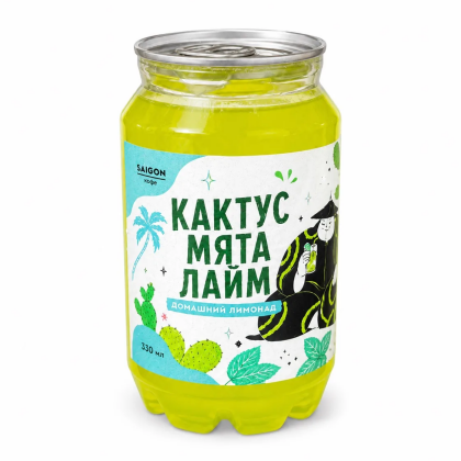 Кактус-мята-лайм