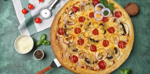 Пицца Том Ям с курицей 23см