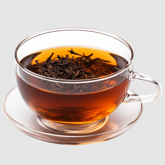 Чай чёрный с сахаром