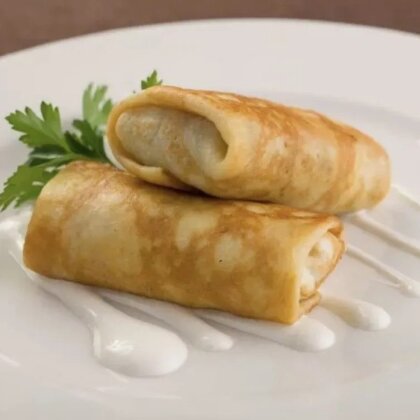 Блинчики с мясом