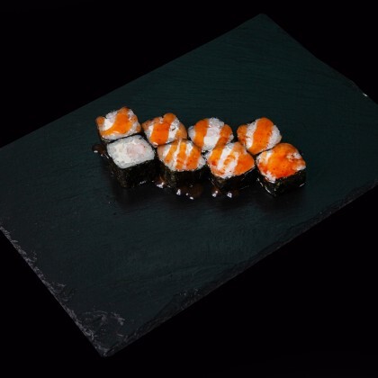 Сливочный мак с креветкой