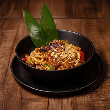 Удон с говядиной