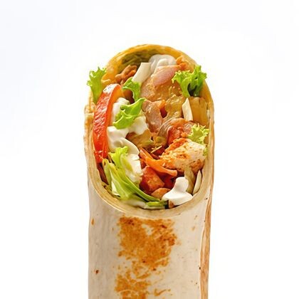 Шаурма «Цезарь» с курицей