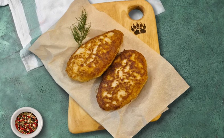 Домашние куриные котлеты 2шт