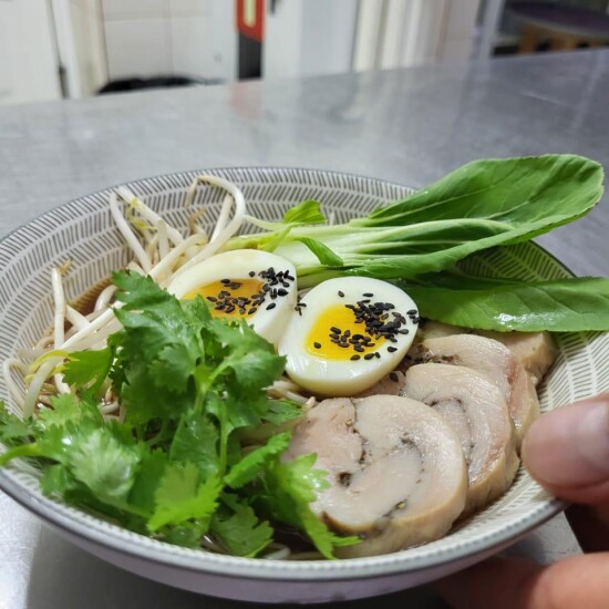 Рамен с курицей
