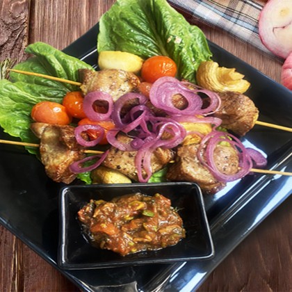 Шашлык из свиной шеи