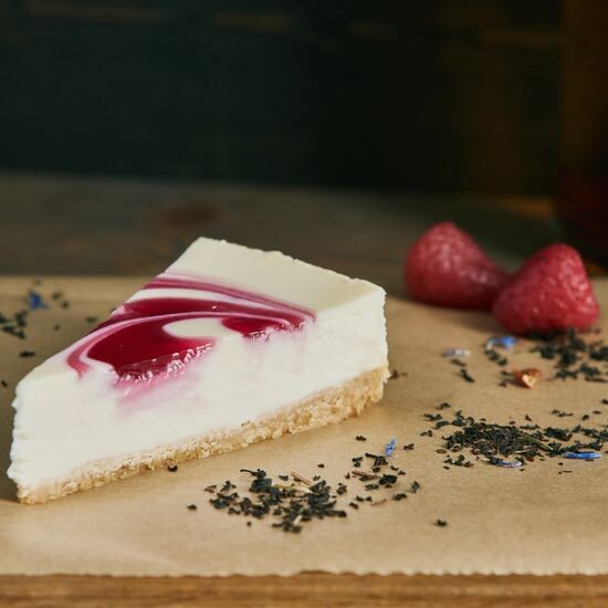 Чизкейк New York c малиной