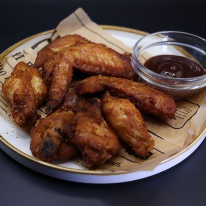 Крылышки + соус