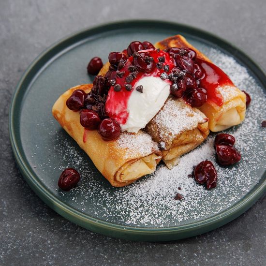 Блины с фермерским творогом