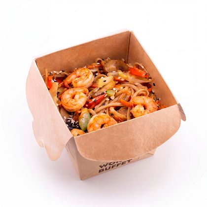 Соба с морепродуктами
